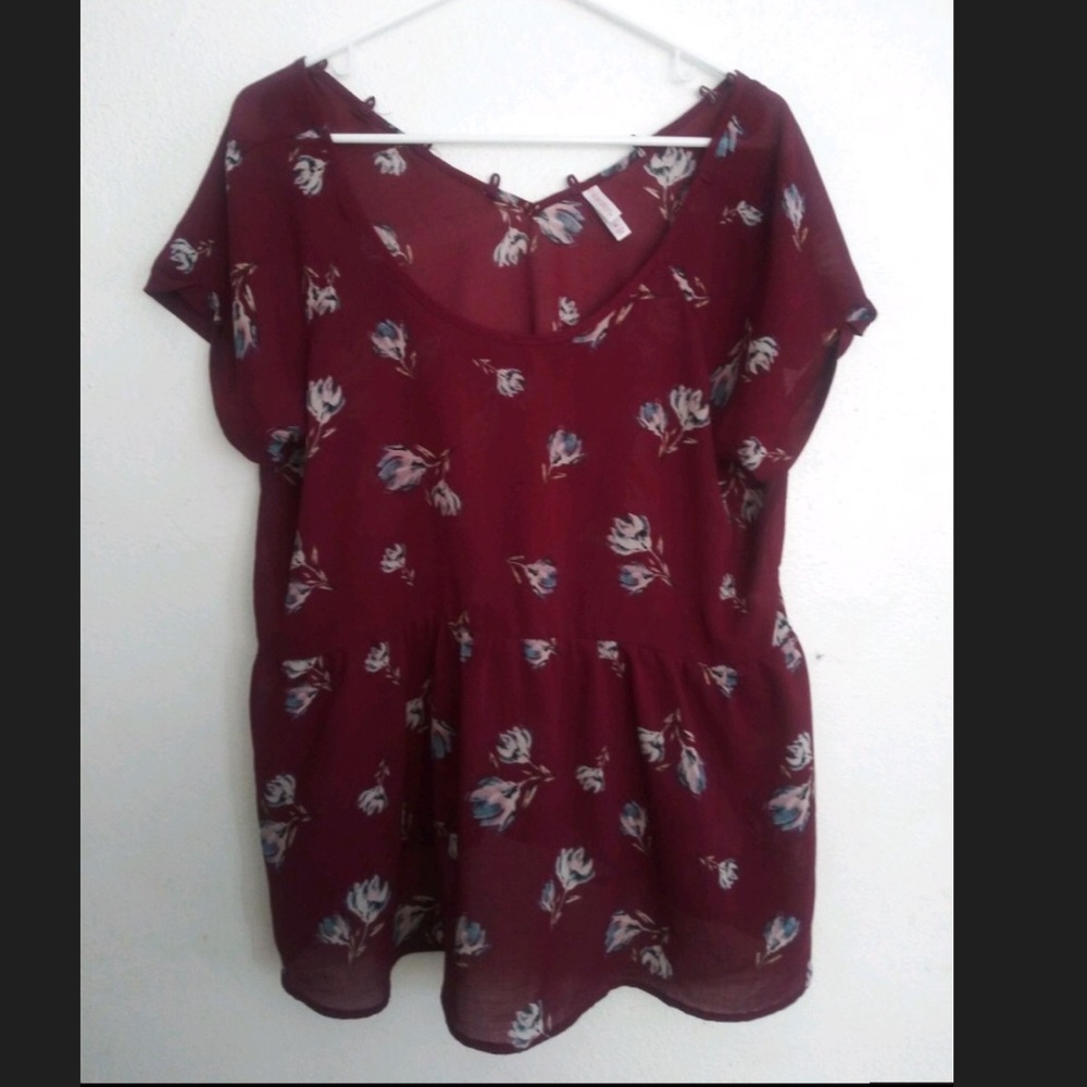 Xhilaration Peplum Top